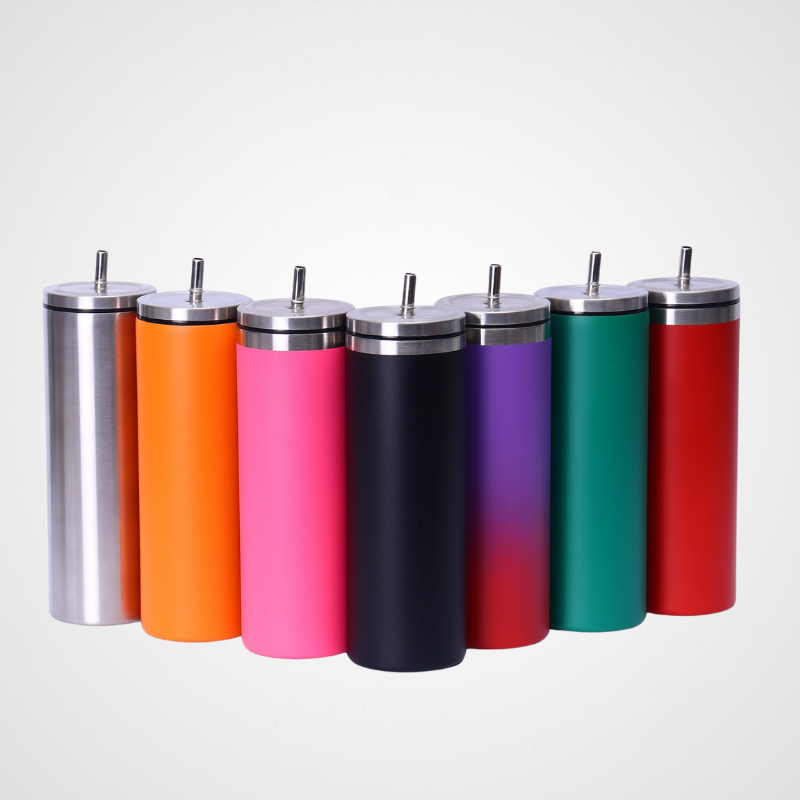 20 oz Stainless Steel Insulated Double-layer Vacuum Cup Straw Cup