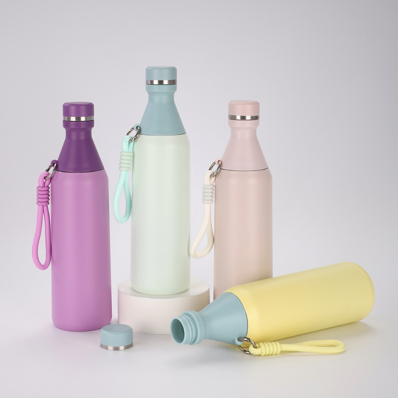 500ml Small-mouth Flask Custom logo Portable Outdoor Sports Water Cup