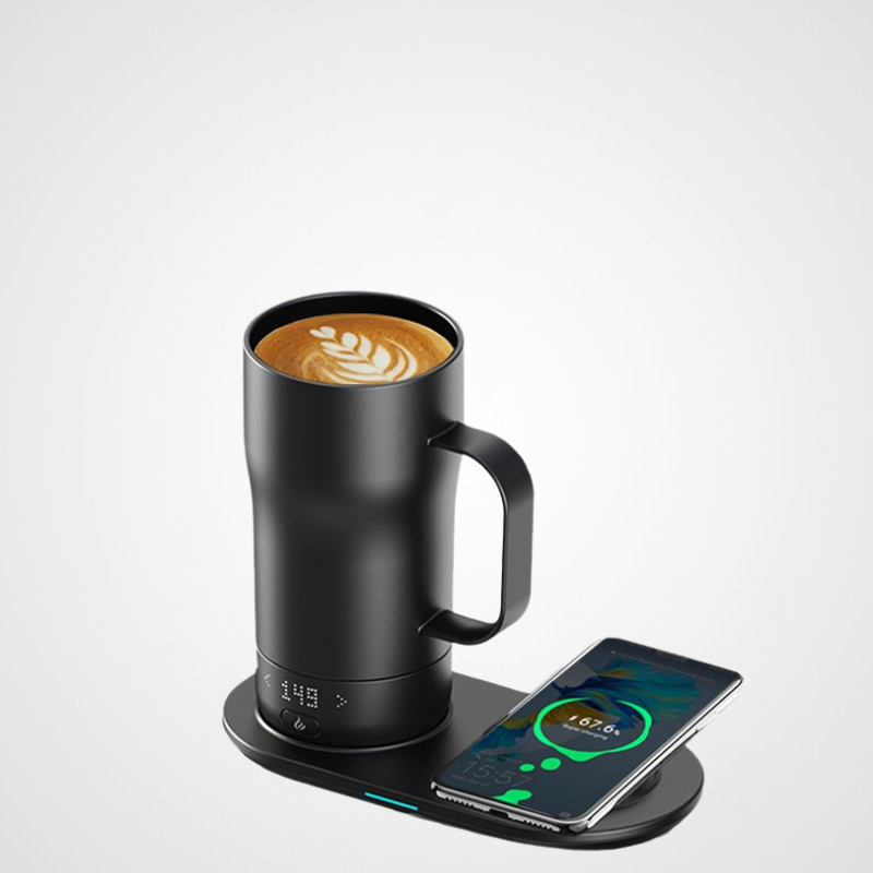 Smart Self Heating Coffee Mug 18 Oz Temperature Control Heated Coffee Mug App Controlled Warmer Mug