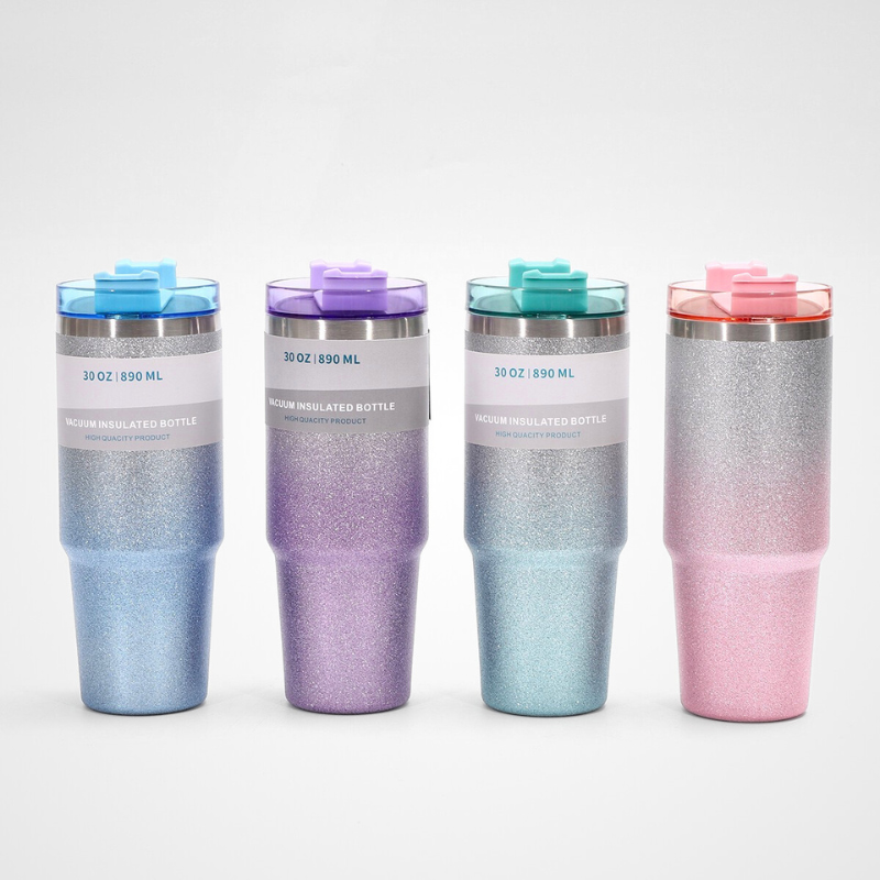 30oz Double Walled Stainless Steel Vacuum Insulation Travel Mug
