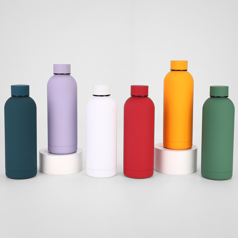500ml Double Wall Stainless Steel Insulated Reusable Water Bottles