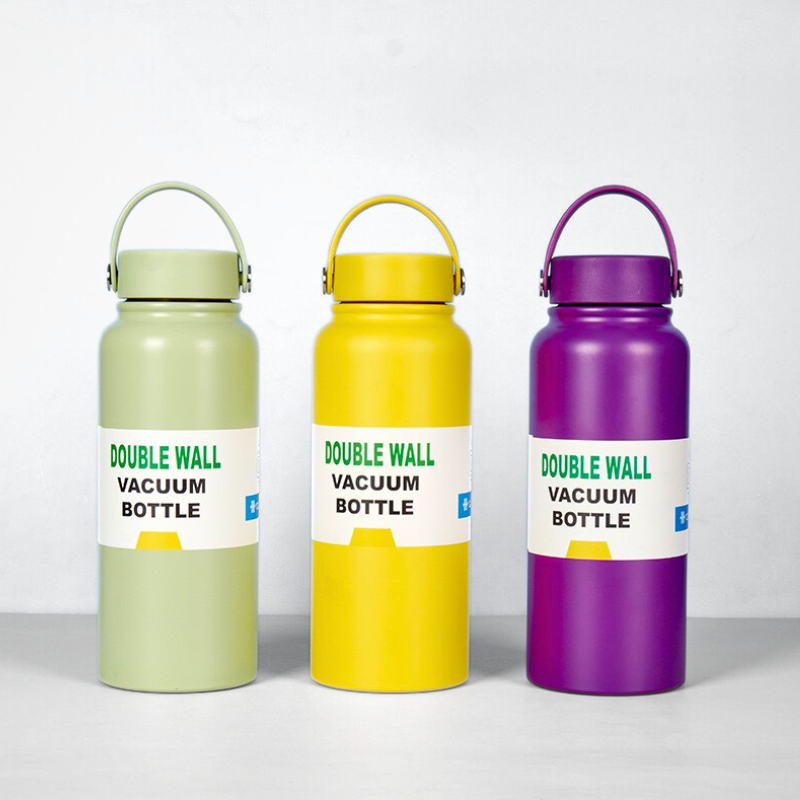 Stainless Steel Insulated Thermos Drinking Flasks Double Wall Vacuum Water Bottle