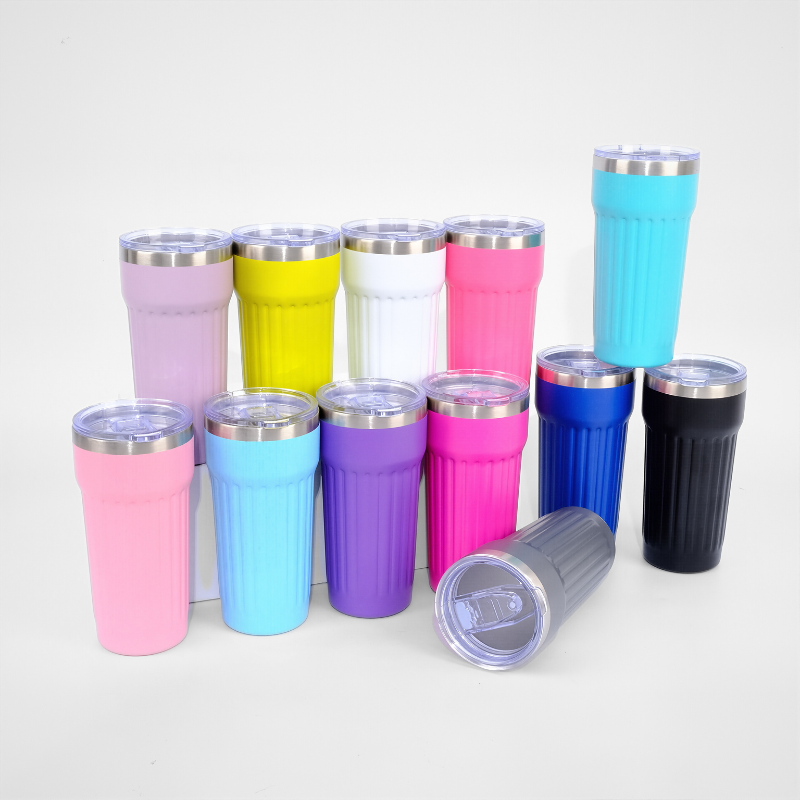 20oz Tumbler Wholesale Powder Coating Double Wall Travel Coffee Mugs
