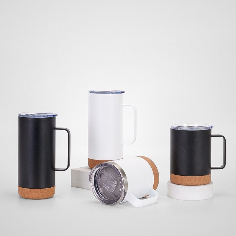 Double Wall Vacuum Tumbler Cup Powder Coated Insulated Stainless Steel Coffee Mugs