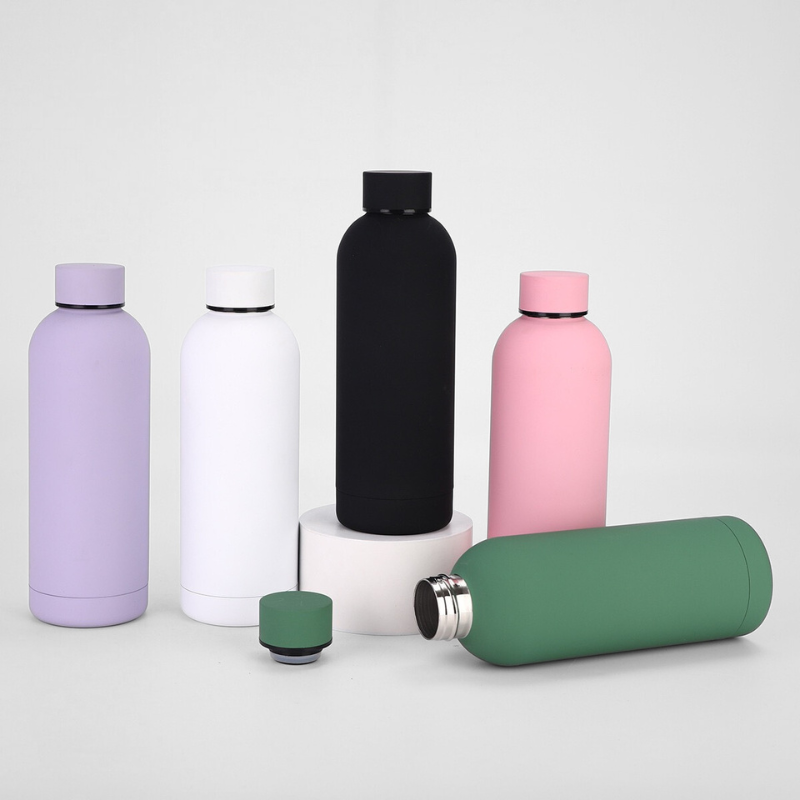 500ml Double Wall Stainless Steel Insulated Reusable Water Bottles