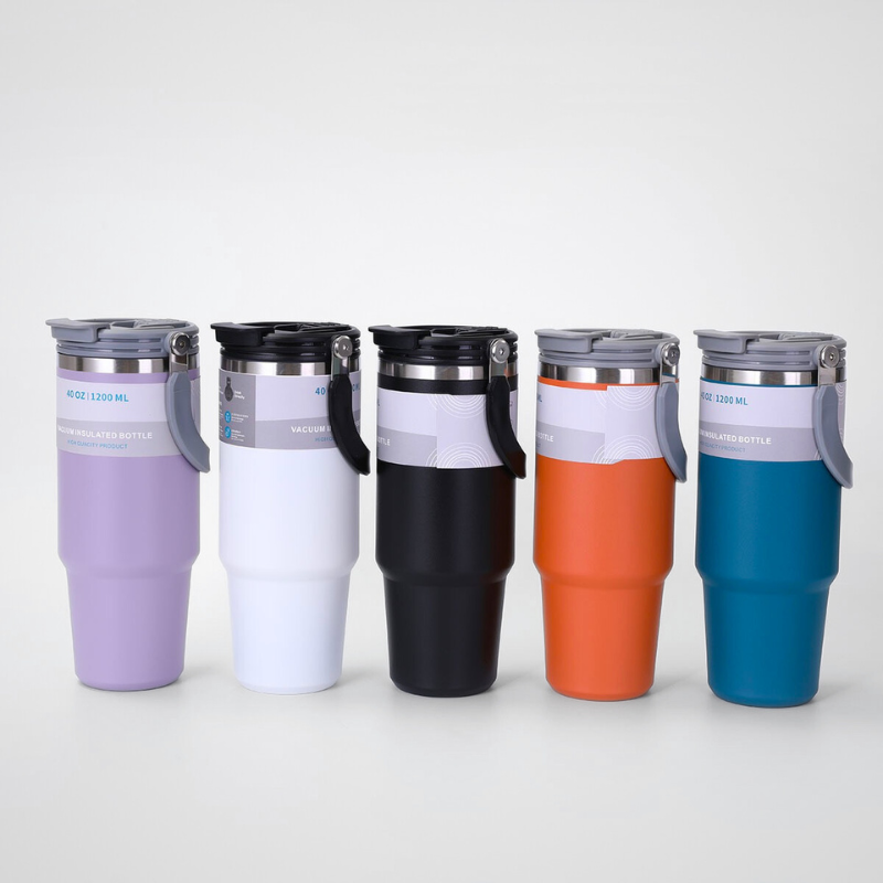 40oz Travel Cup with Lid Vacuum Insulated Stainless Steel Car Mug