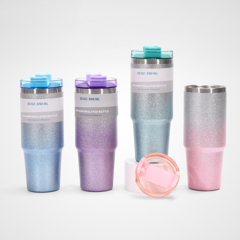 30oz Double Walled Stainless Steel Vacuum Insulation Travel Mug