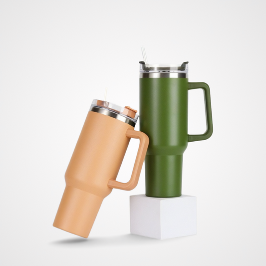Portable 40oz Vacuum-Sealed Auto Beverage Cups