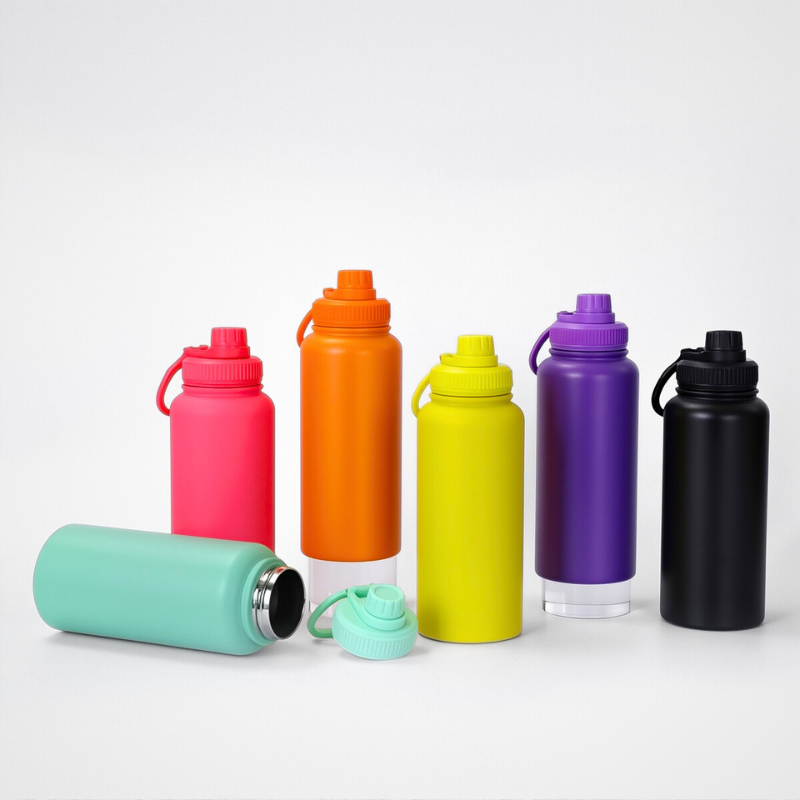 32oz Stainless Steel Vacuum Flask Sport Outside Water Bottles