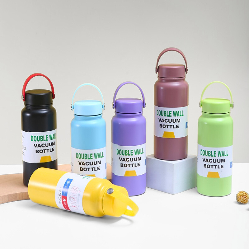 Stainless Steel Insulated Thermos Drinking Flasks Double Wall Vacuum Water Bottle