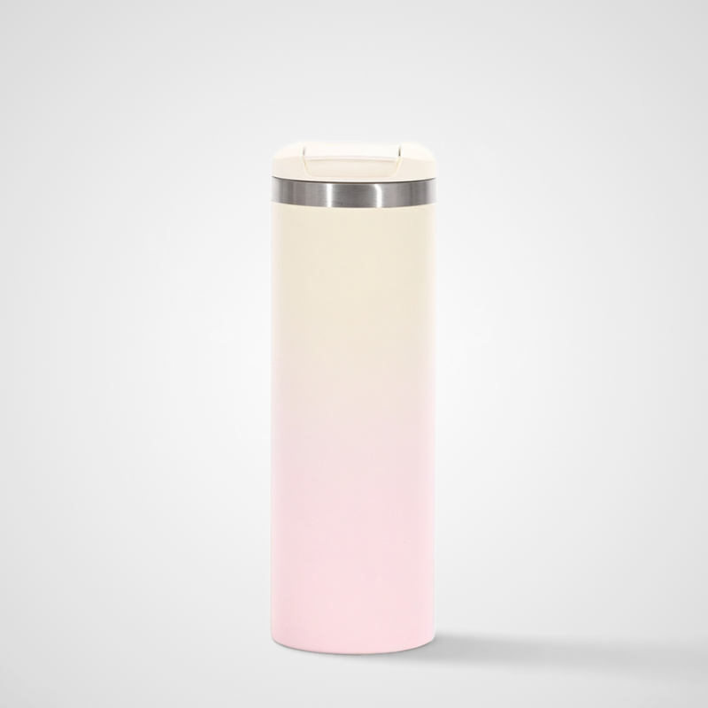Portable 500ml Simple Straight Cup 304 Stainless Steel Vacuum Cup