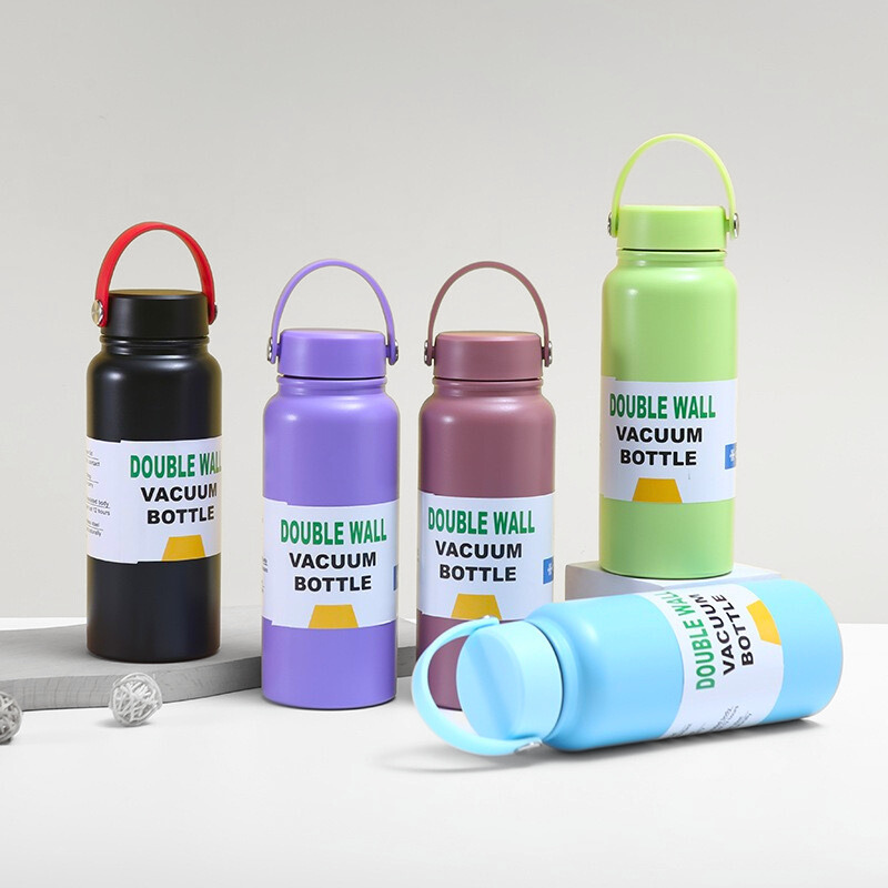 Stainless Steel Insulated Thermos Drinking Flasks Double Wall Vacuum Water Bottle