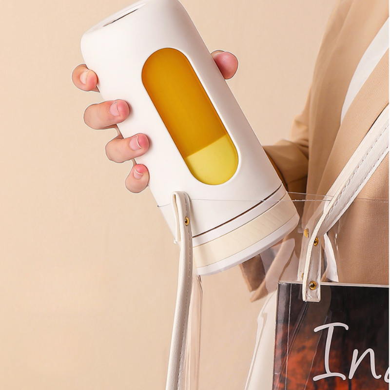 Portable Electric Juicer Wireless Charging Fruit Smoothies Juice Extractor Machine Mini Handheld Food Blender