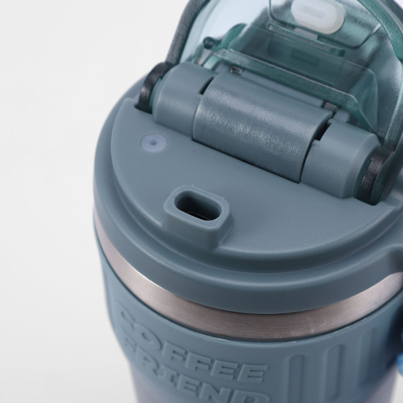 630ml Double Wall Stainless Steel Portable Plastic Lids BPA Bottle