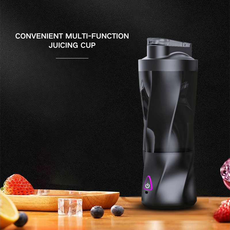 High-Speed 700ml Portable Juicer Blender Large Capacity Wireless Fruit Mixer Grinder Rechargeable USB/Battery Wireless Large