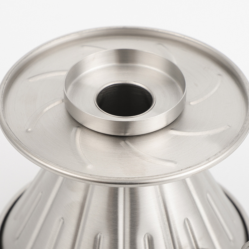 Stainless Steel Coffee Drip Filter Cup With Handle And Base Silver