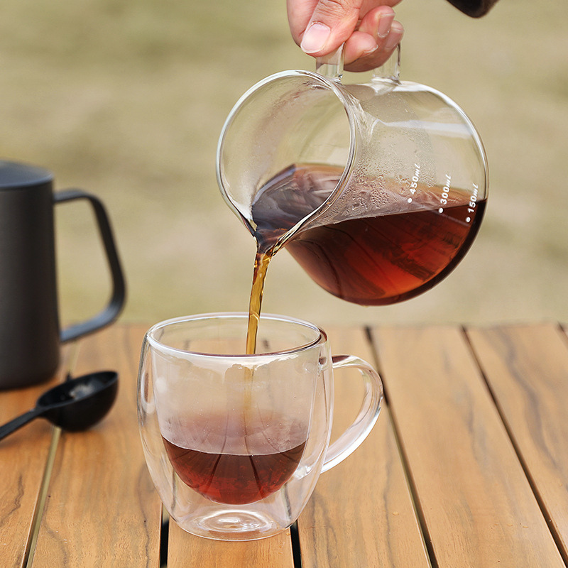 Outdoor Camping Hand Brewed Pour Over Coffee Maker Set