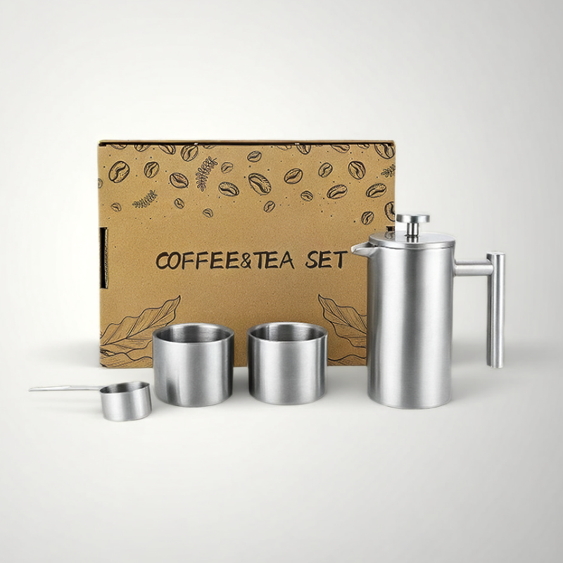 Portable French Press Coffee Set Gift