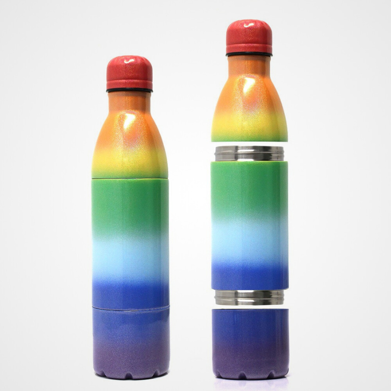 Double-layer Stainless Steel Insulated Cup Small Mouth Bottle Large Capacity Thermos Bottle