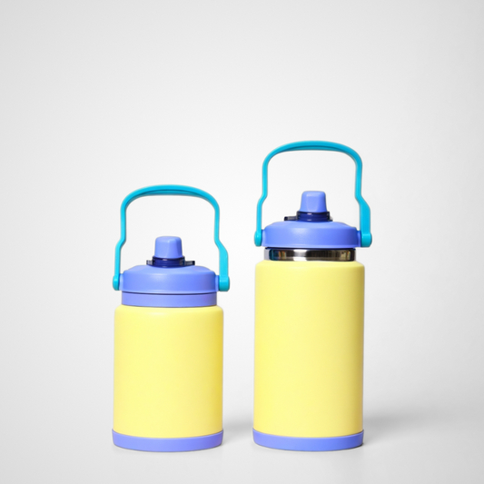 40OZ 64OZ Double Wall Stainless Steel Vacuum Insulated Gym Bottle With Handle