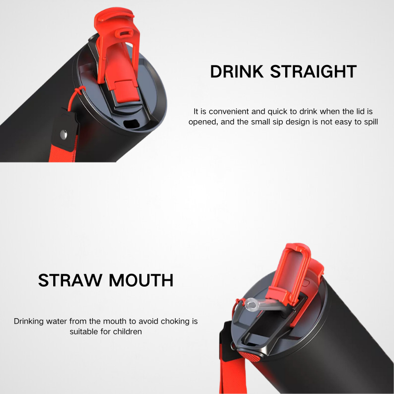 Digital LED Temperature Display Stainless Steel Office Smart Self Heating Travel Mug