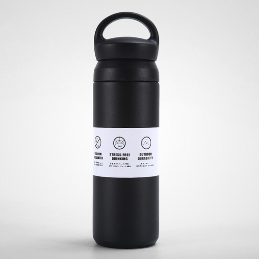 Japanese Style 500ml Double Wall Vacuum Water Bottle Travel Hot Coffee Tumbler Mugs
