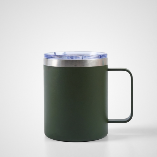 Double Wall Tumbler Travel Mug with Lid and Handle