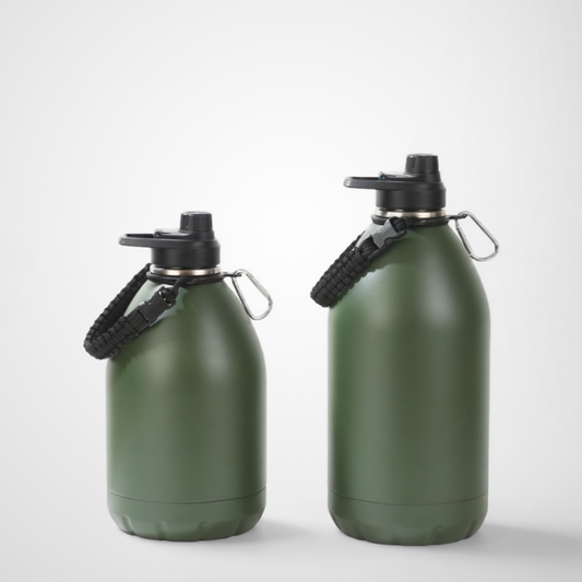 Double Wall Stainless Steel Water Bottles 3000ml Large Capacity Space Pot Outdoor Vacuum Sports Kettle