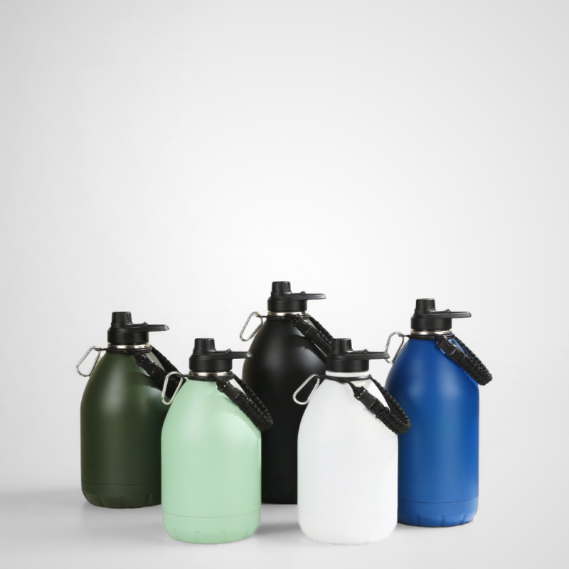 Double Wall Stainless Steel Water Bottles 3000ml Large Capacity Space Pot Outdoor Vacuum Sports Kettle