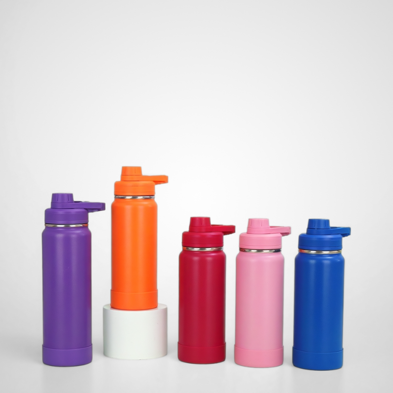 Stainless Steel Insulation Cup Handle Simple Design Space Pot for Outdoor Sports Vacuum Bottle