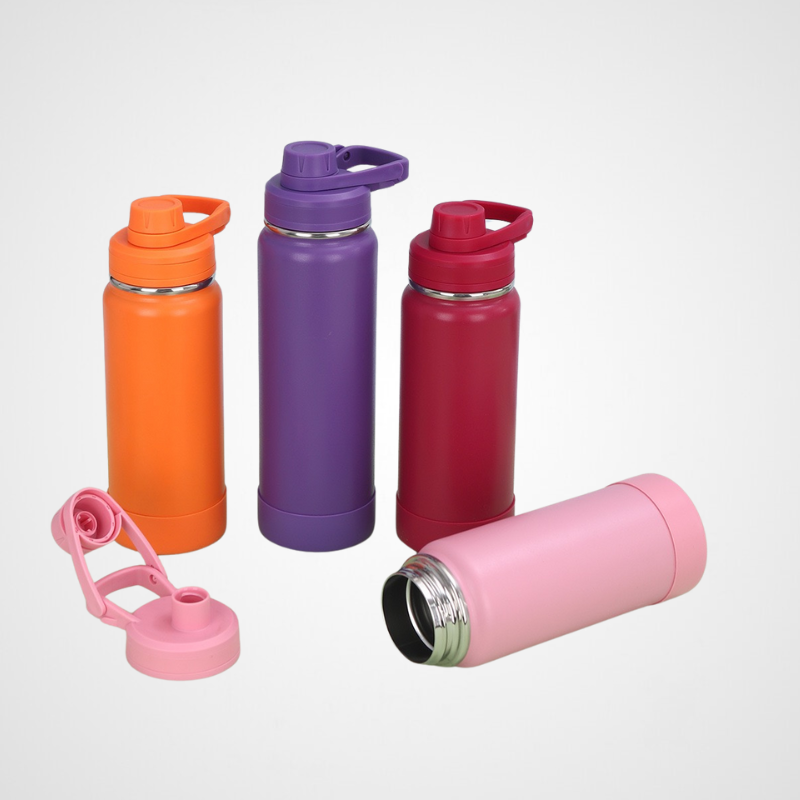 Stainless Steel Insulation Cup Handle Simple Design Space Pot for Outdoor Sports Vacuum Bottle