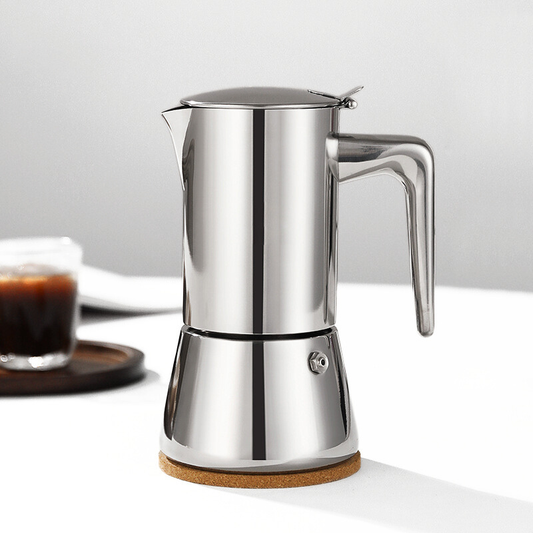 Stovetop Espresso Coffee Maker Stainless Steel Mocha Pot