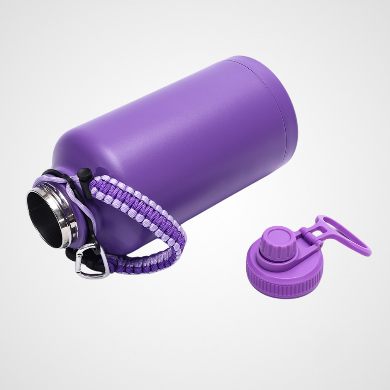 Stainless Steel Large Insulated Gym Sport Water Bottle with Straw