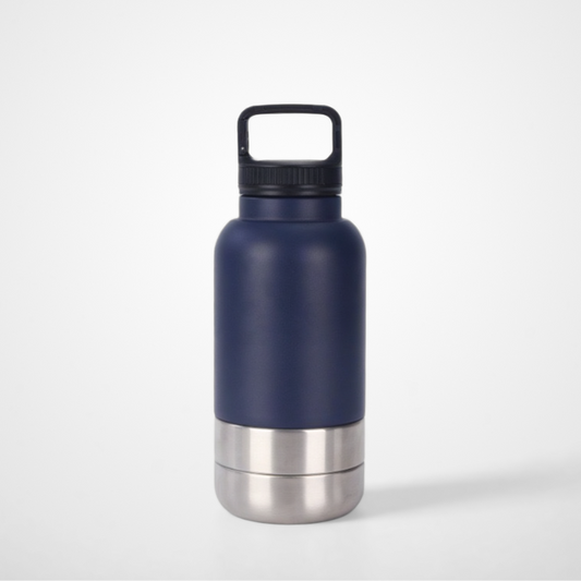 32oz Large Capacity Double Wall Vacuum Flask Stainless Steel Insulated Thermos Water Bottle With Handle