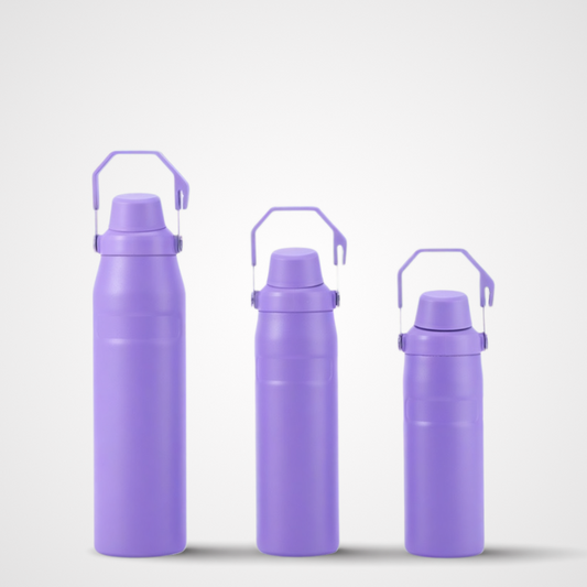 Double Walled Stainless Steel Vacuum Insulated Cycling Water Bottles with Handle