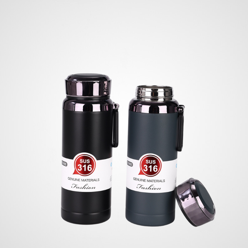 New Handle Sling Vacuum Stainless Steel Thermos Cup Outdoor Sports Large Capacity Teapot Car Sports Kettle