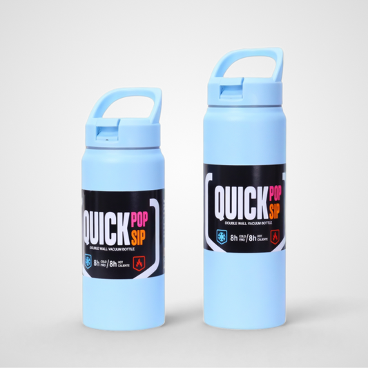 Double Wall Stainless Steel Insulated Vacuum Flask Classic Wide Mouth Water Bottle