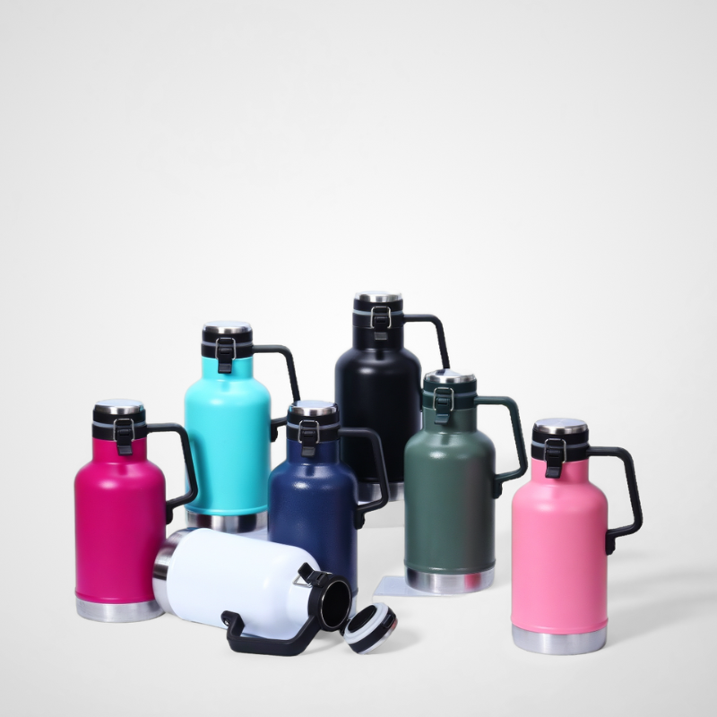 1900ml Outdoor Sports Can Cooler Drinkware Insulated Vacuum Tumbler Stainless Steel Water Bottle
