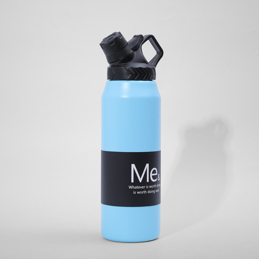 Portable Thermos Outdoor Tourism Stainless Steel Water Bottle Large Capacity Insulated Cup