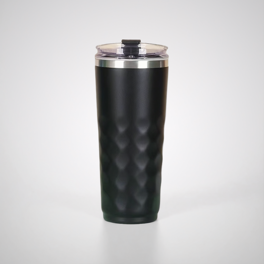 Gradient Double Wall Diamond Shaped Stainless Steel Wine Tumbler Mug