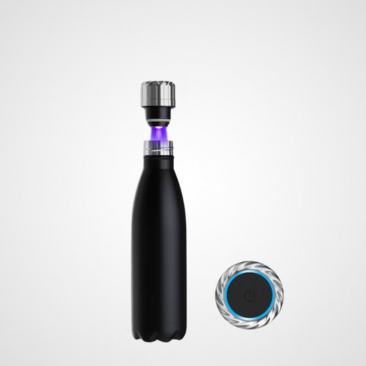 New Style Stainless Steel Insulated Smart Vacuum Thermos UV Light Water Bottle