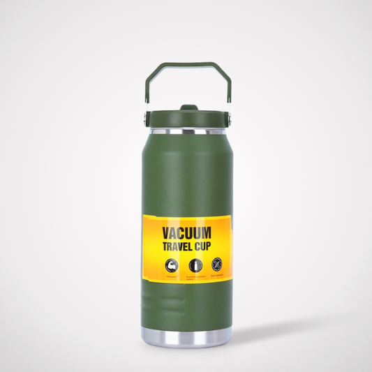 Stainless Steel Large Capacity Insulated Cup Outdoor Portable Sports Double Wall Vacuum Space Kettle with Handle