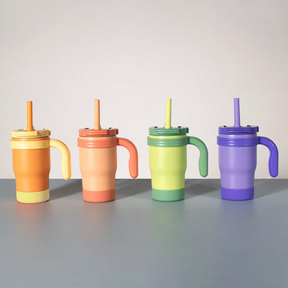 14oz Kids Insulated Tumbler with Handle & Straws · BPA FREE