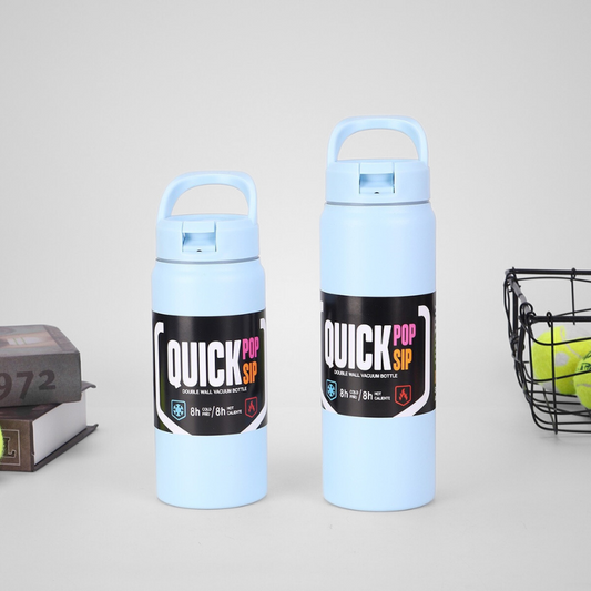 Double Wall Stainless Steel Insulated Vacuum Flask Classic Wide Mouth Water Bottle