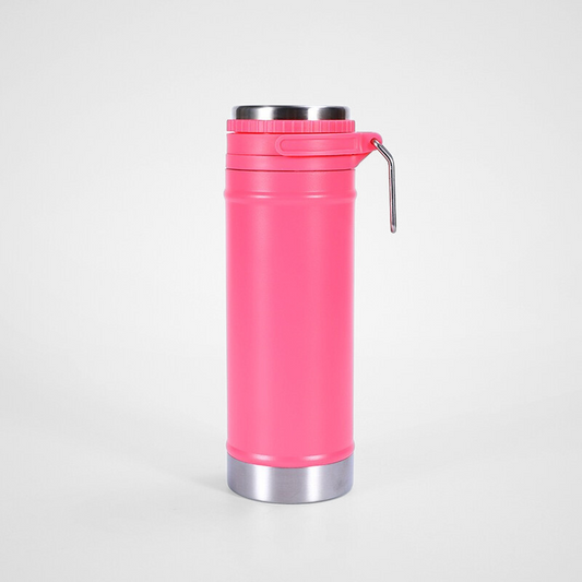 Eco-friendly 500ml 304 Stainless Steel Double-wall Vacuum Insulated Travel Design Thermal Water Bottle