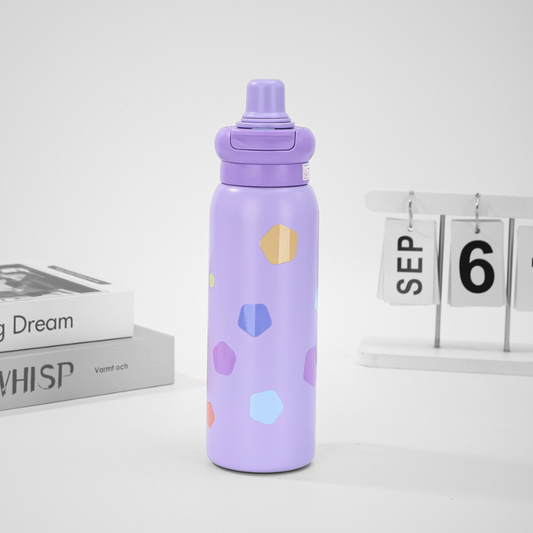 New Design 650ml Outdoor Sports Drinkware Insulated Vacuum Tumbler Stainless Steel Water Bottle