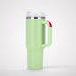 2 in 1 Travel Stainless Steel Compartment Storage Bowl Portable Removable 40oz Double-Layer Water Bottles