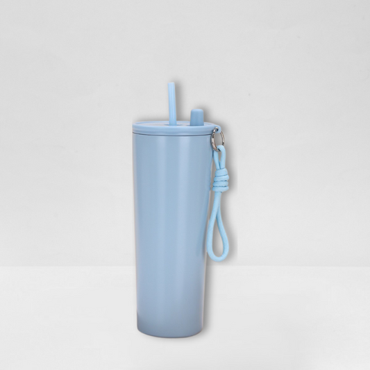 Double Wall 304 Stainless Steel Drawstring Coffee Cup Large-capacity