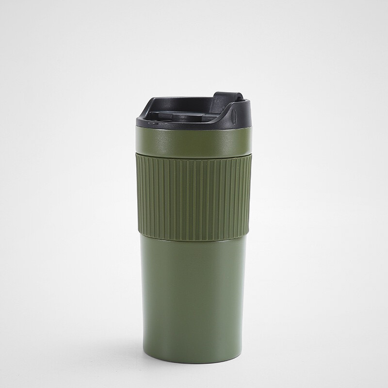 Portable Coffee Cup French Press Double Wall Stainless Steel Coffee Mug