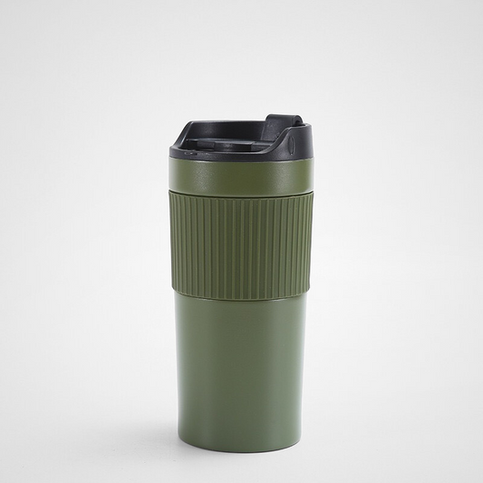 Portable Coffee Cup French Press Double Wall Stainless Steel Coffee Mug